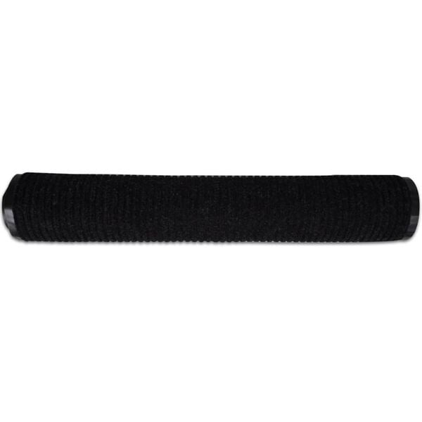 vidaXL Door Mat Black 90 x 150 cm PVC