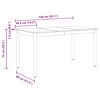 vidaXL Dining Tables METAL