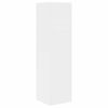 vidaXL Corner Cabinet High Gloss White 27.5x27x102cm Engineered Wood
