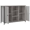 vidaXL Sideboard Grey Sonoma 100x35x70 cm Engineered Wood