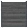 vidaXL Fence Panel WPC Grey 180x186 cm