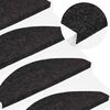 vidaXL Stair Mats Self-adhesive 10 pcs Anthracite 65x22,5x3,5 cm