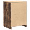 vidaXL Garage Storage Cabinet Smoked Oak 60x51x85 cm Solid Wood Pine
