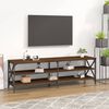 vidaXL TV Cabinet Brown Oak 160x40x50 cm Engineered Wood