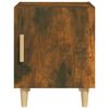 vidaXL Bedside Cabinet Smoked Oak Engineered Wood