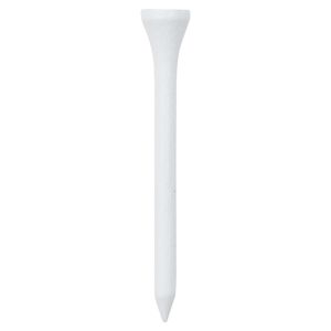 vidaXL Golf Tees 1000 pcs White 83 mm Bamboo