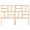 vidaXL Bed Headboard 141x4x104 cm Solid Wood Pine
