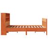 vidaXL Bed Frame without Mattress Wax Brown 120x190 cm Small Double Solid Wood Pine