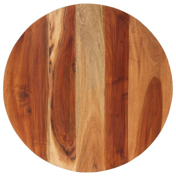 vidaXL Table Top Solid Wood Acacia Round 15-16 mm 60 cm