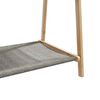 vidaXL Clothes Rack with Shelves 106x34x102 cm Bamboo