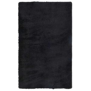 vidaXL Shaggy Rug High Pile NAVARRA Black 80x150 cm Polyester