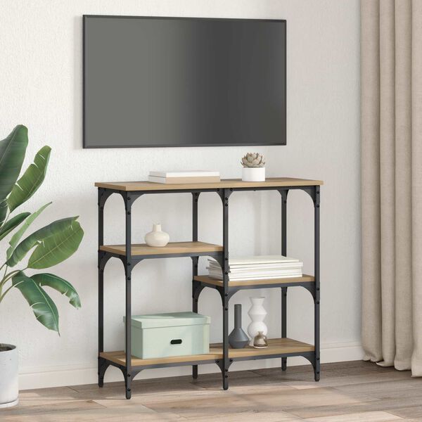 vidaXL Console Table Artisan Oak 80 x 29 x 75 cm Engineered Wood