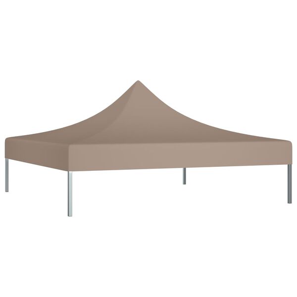 vidaXL Party Tent Roof 3x3 m Taupe 270 g/m²
