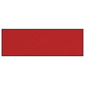 vidaXL Doormat Red and Black 60 x 180 cm 100% Polyamide