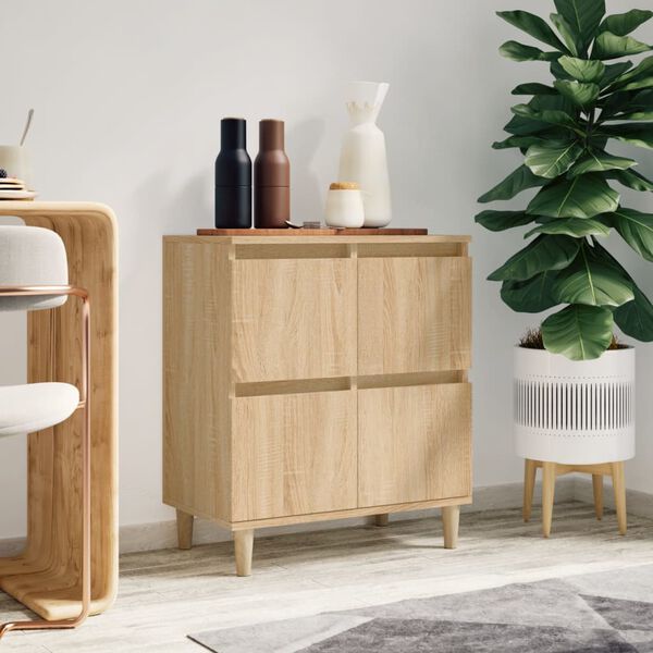 vidaXL Sideboard Sonoma Oak 60x35x70 cm Engineered Wood