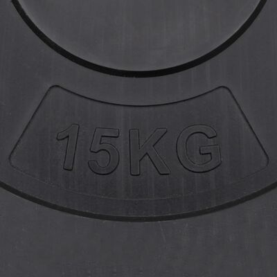 vidaXL Weight Plates 2 pcs 30 kg Cement