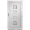 vidaXL Front Door White 98x208 cm PVC