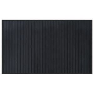 vidaXL Rug Rectangular Black 60x100 cm Bamboo