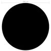 vidaXL Pool Cover Black 300 cm PE