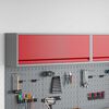 vidaXL Tool Cabinet with Storage Red and Grey 100 x 25 x 35 cm