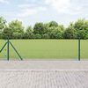 vidaXL Fence Post Green 25 x 0.5 m (16 x 16 mm mesh) Steel