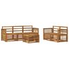 vidaXL Sofa Sets 6 pcs Solid Acacia Wood