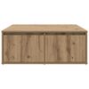 vidaXL Coffee Table Artisan oak 80 x 80 x 31 cm Engineered wood