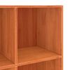 vidaXL Book Cabinet Wax Brown 104 x 33 x 110 cm Solid Pine Wood
