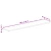 vidaXL Table Top 180x40x3.8 cm Rectangular Solid Wood Acacia
