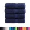 vidaXL Premium Wash Towels "SOLUND" 4 pcs Navy Blue 30x30 cm 600 gsm