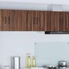 vidaXL Kitchen Cabinet 2 pcs Brown Oak 30 x 31 x 40 cm Engineered Wood