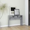 vidaXL Console Table Concrete Grey 105x30x80 cm Engineered Wood