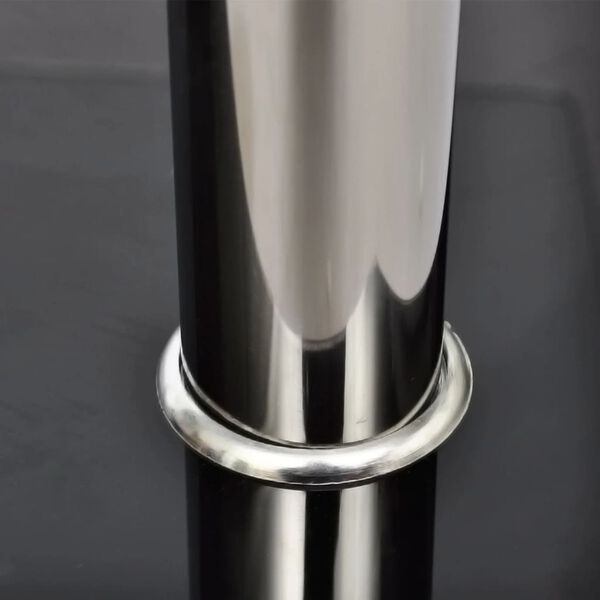 vidaXL Coffee Table Glass 2 Tiers