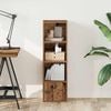 vidaXL Bookcase Old Wood 31x24x102 cm Engineered Wood