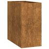 vidaXL Planter Rusty 40x80x80 cm Weathering Steel