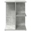 vidaXL Bedside Table Concrete Grey 46.5x29x61 cm Engineered Wood