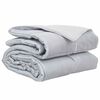 vidaXL Full Year Duvet 140 x 200 cm 300 gsm Silver