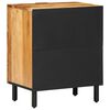 vidaXL Bedside Cabinet Brown 50 x 33 x 60 cm Solid acacia wood