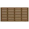vidaXL Wall Headboard Honey Brown 126x3x63 cm Solid Wood Pine