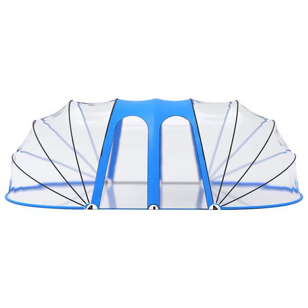 vidaXL Pool Dome Oval 620x410x210 cm