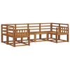 vidaXL Outdoor Sofa Set Natural Solid Acacia Wood