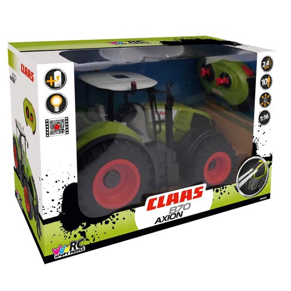 Happy People Radio-Controlled Toy Tractor Claas Axion 870 1:16