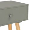 vidaXL Bedside Tables 2 pcs Grey Solid Pinewood