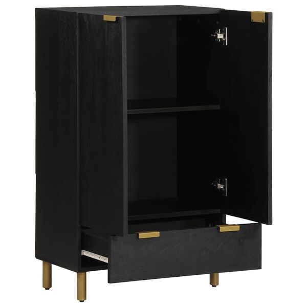 vidaXL Highboard Black 60x33x100 cm Engineered Wood