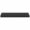 vidaXL Window Sill Black with Wood Grain 60 x 50 x 4.5 cm PVC