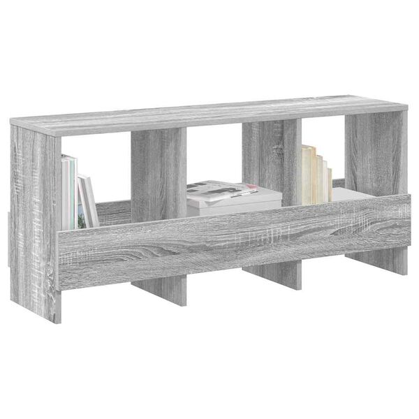 vidaXL Magazine Rack Grey Sonoma 102 x 30 x 45 cm