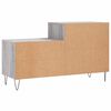 vidaXL Shoe Cabinet Grey Sonoma 102x36x60 cm Engineered Wood