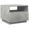 vidaXL Coffee Table with LED Lights Concrete Grey 50x49x40 cm
