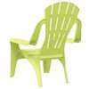 vidaXL Garden Chairs 2 pcs for Children Green 37x34x44cm PP Wooden Look