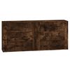 vidaXL Sideboards 2 pcs Smoked Oak Engineered Wood
